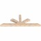 Ekena Millwork Richland Smooth Timber Gable Bracket, Douglas Fir, 96"W x 36"H x 5 1/2"D x 5 1/2"F, 9/12 Pitch GBW096X36X0606RIC00SDF - alternate 4